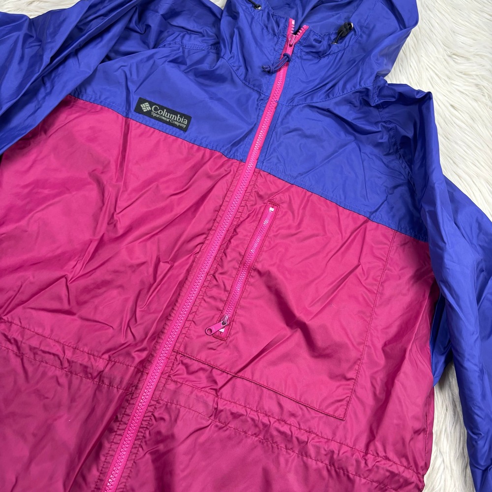 Vintage 90's Women's XL Colorblock Windbreaker Gorpcore Granola Girl - Picture 3 of 10